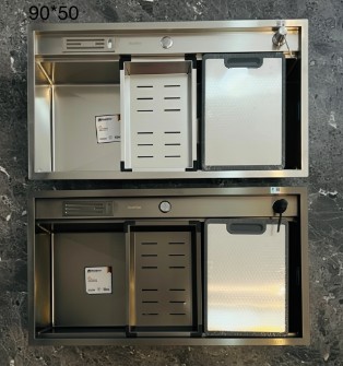 سینک باکسی 90 برند هوادیایو استیل304 ضدخش گرید