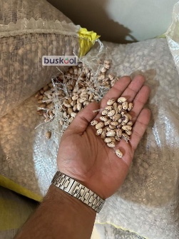 لوبیا چیتی کرم ازبک درجه یک، بار خوب، گرد