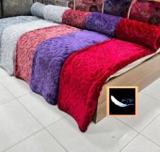 خرید عمده پتوی گلبافت دونفره الوان و گلدار